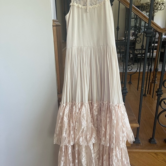 Joyfolie Cream Lace Maxi Dress - Picture 2 of 9